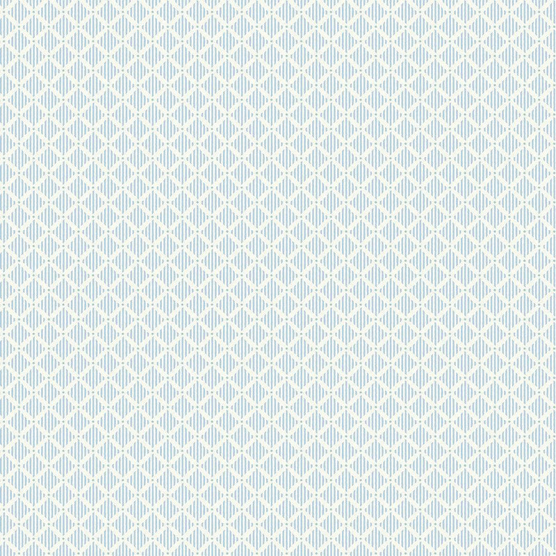 Wallpaper Diamond Gate Wallpaper Sample // Blue & White 8 x 10 