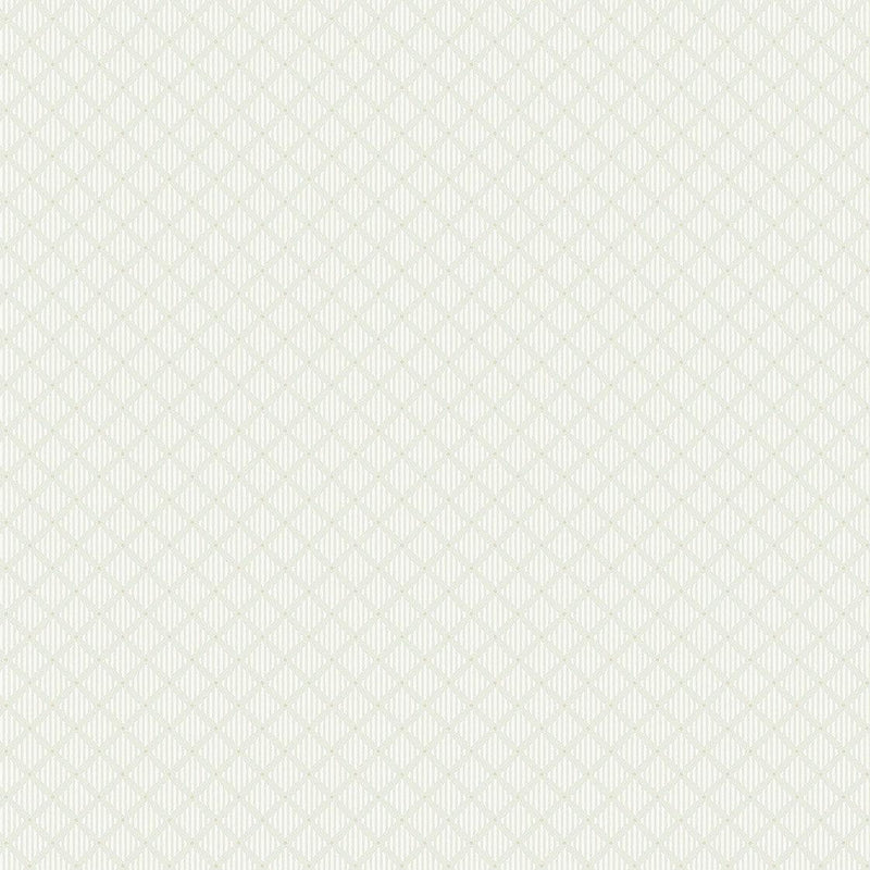 Wallpaper Diamond Gate Wallpaper Sample // White & Tan 8 x 10 