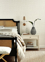 Wallpaper Diamond Macrame Peel & Stick Wallpaper // Beige 