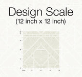 Wallpaper Diamond Macrame Peel & Stick Wallpaper // Beige 