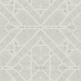 Wallpaper Diamond Macrame Wallpaper // Grey 