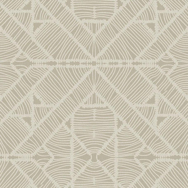Wallpaper Diamond Macrame Wallpaper // Taupe 
