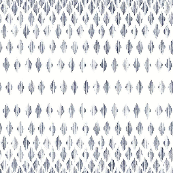 Wallpaper Diamond Ombre Wallpaper // Navy & White 