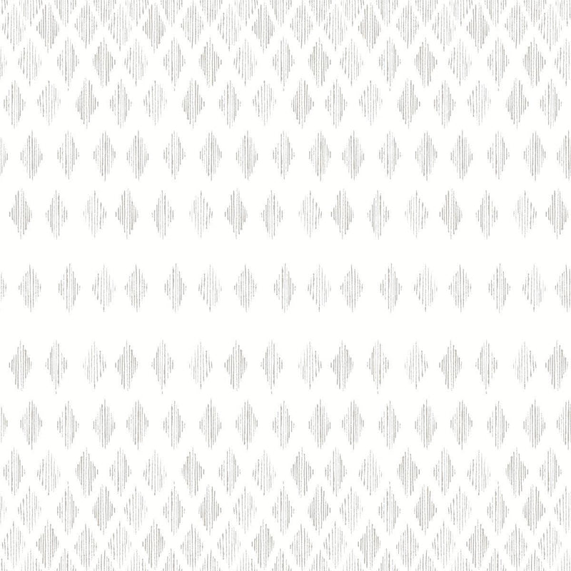 Wallpaper Diamond Ombre Wallpaper Sample // Linen & White 8 x 10 