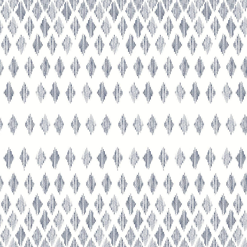 Wallpaper Diamond Ombre Wallpaper Sample // Navy & White 8 x 10 