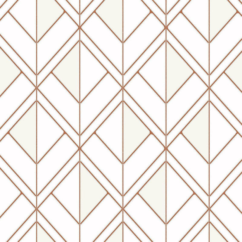 Wallpaper Diamond Shadow Wallpaper Sample // Orange 8 x 10 