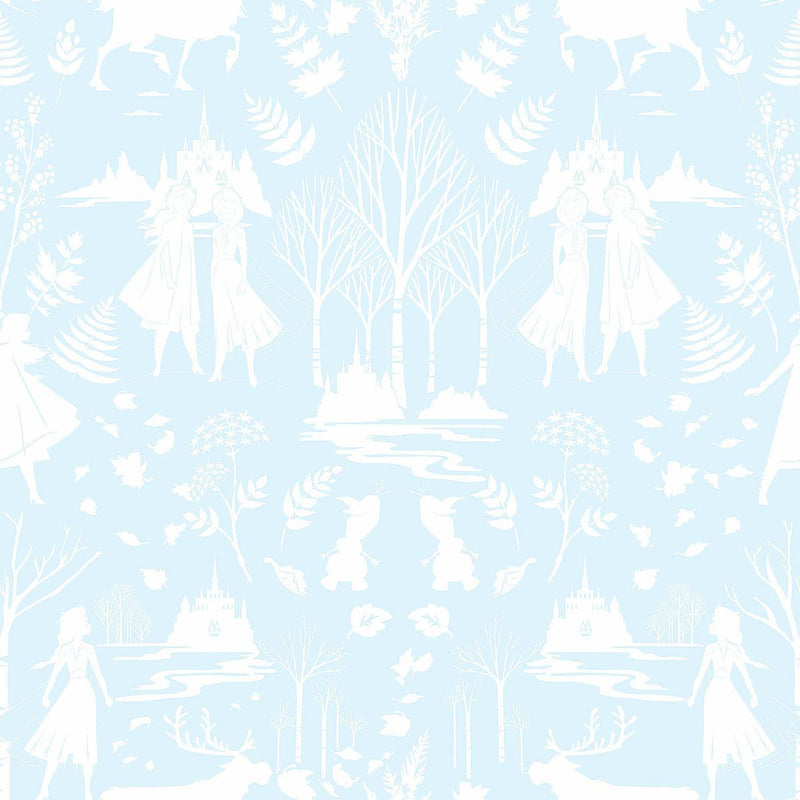 Wallpaper Disney Frozen 2 Nordic Wallpaper // Green & Glitter 