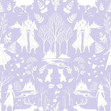 Wallpaper Disney Frozen 2 Nordic Wallpaper // Purple Glitter 