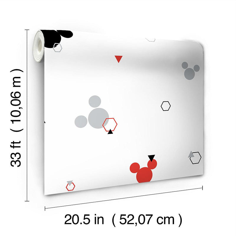 Wallpaper Disney Minnie Mouse Dots Wallpaper // Red & Black 