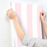 Wallpaper Disney Princess Silk Stripe Wallpaper // Pink 