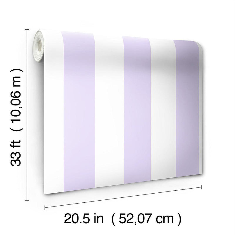 Wallpaper Disney Princess Silk Stripe Wallpaper // Purple 