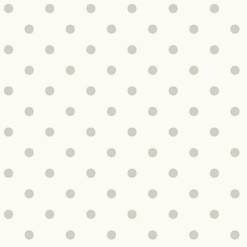 Wallpaper Dots on Dots Wallpaper Sample // Grey & White 8 x 10 