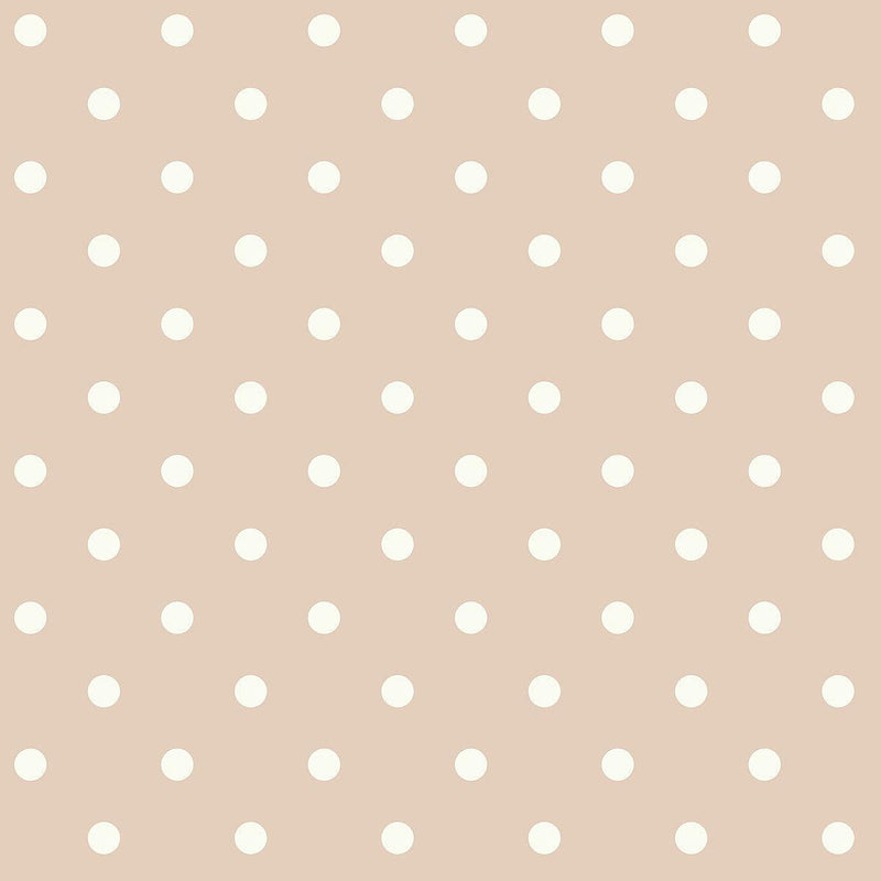 Wallpaper Dots on Dots Wallpaper // White & Pink 