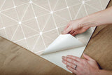 Wallpaper Double Diamonds Peel & Stick Wallpaper // Off White 