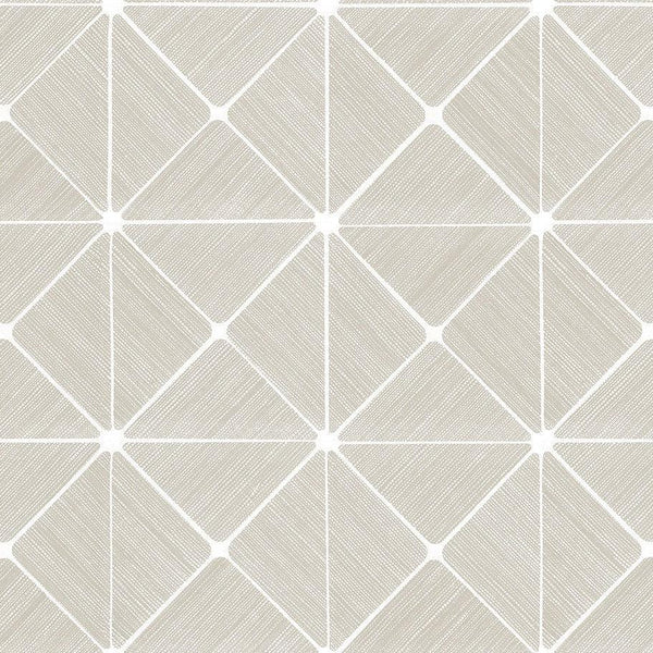 Wallpaper Double Diamonds Peel & Stick Wallpaper // Off White 