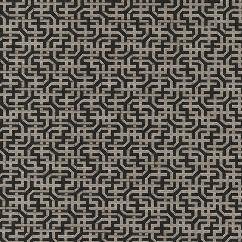 Wallpaper Dynastic Lattice Wallpaper // Black 