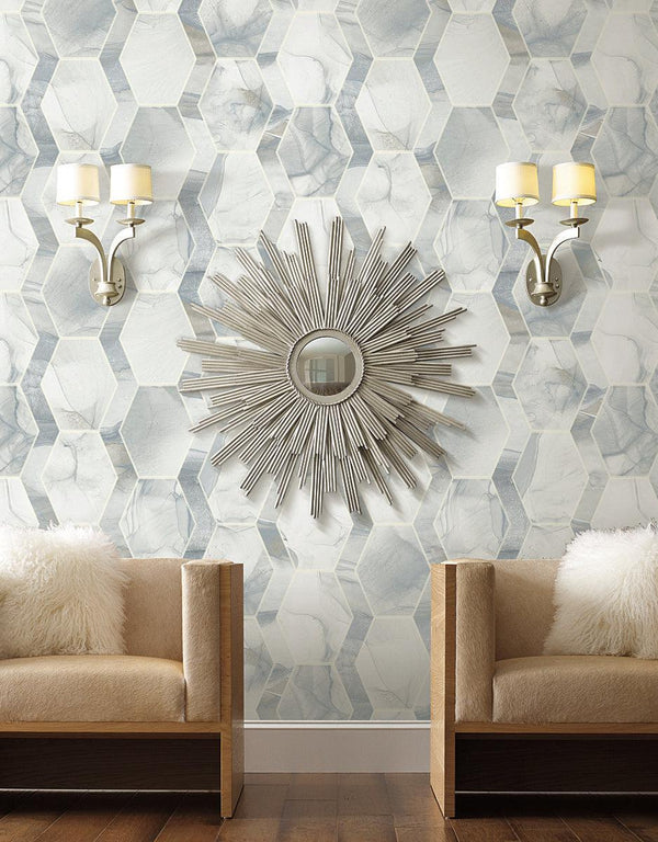 Wallpaper Earthbound Wallpaper // Blue & Grey 