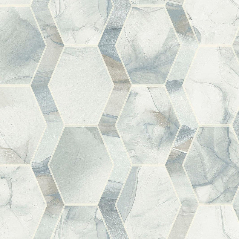 Wallpaper Earthbound Wallpaper Sample // Blue & Grey 8 x 10 