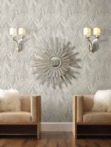 Wallpaper Ebru Marble Wallpaper // Cool Grey 