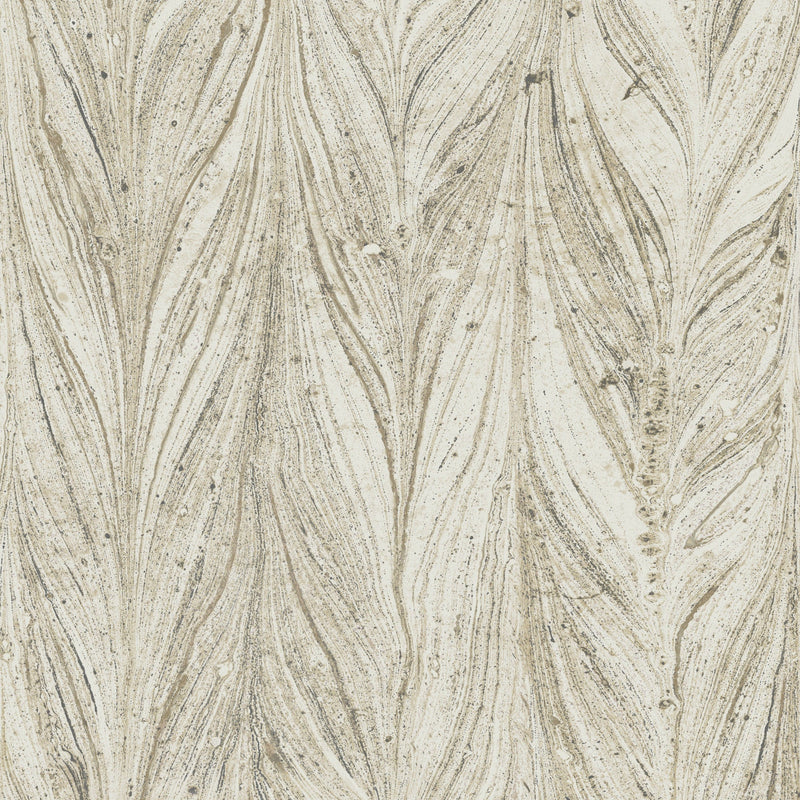 Wallpaper Ebru Marble Wallpaper Sample // Warm Neutral 8 x 10 