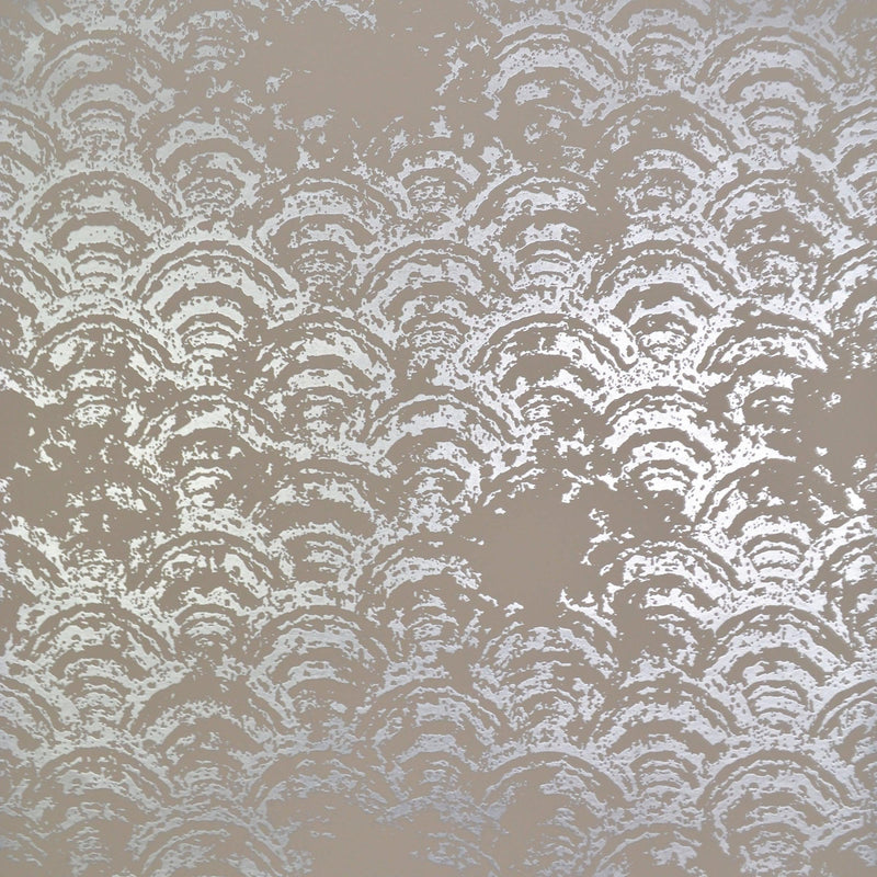 Wallpaper Eclipse Wallpaper Sample // Khaki & Silver 8 x 10 