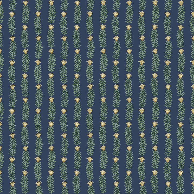 Wallpaper Eden Wallpaper Sample // Blue & Green 8 x 10 