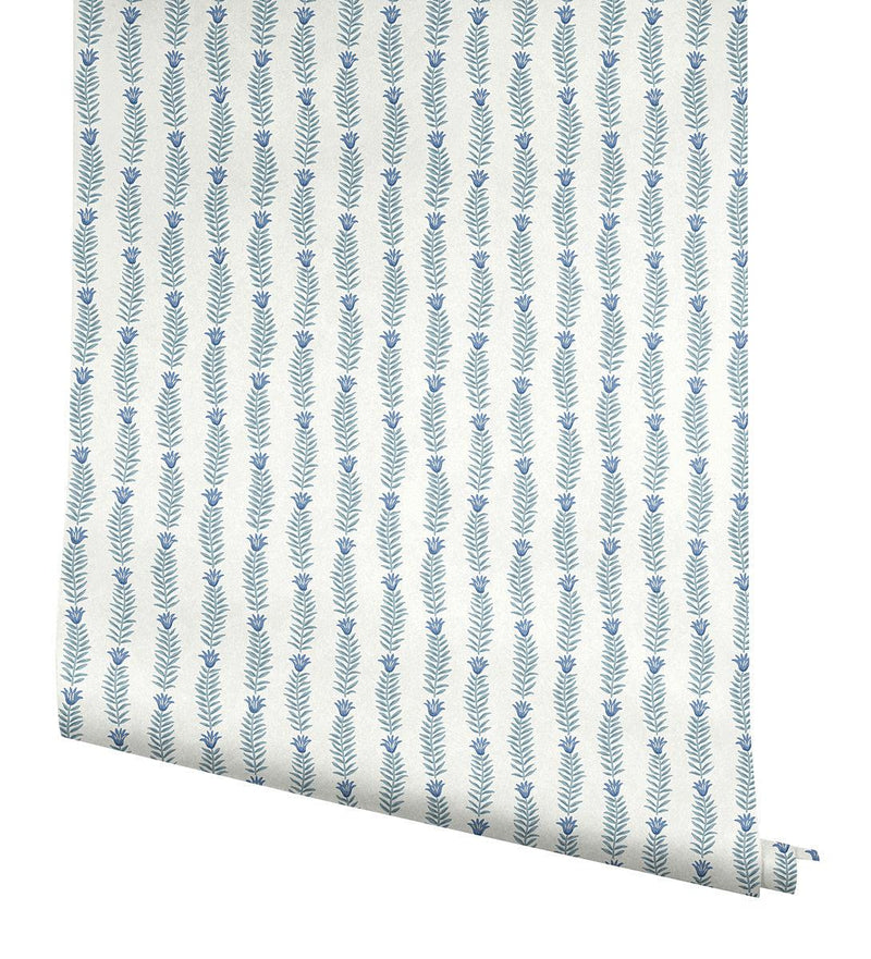Wallpaper Eden Wallpaper // White & Blue 