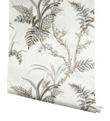 Wallpaper Enchanted Fern Wallpaper // Beige & Grey 