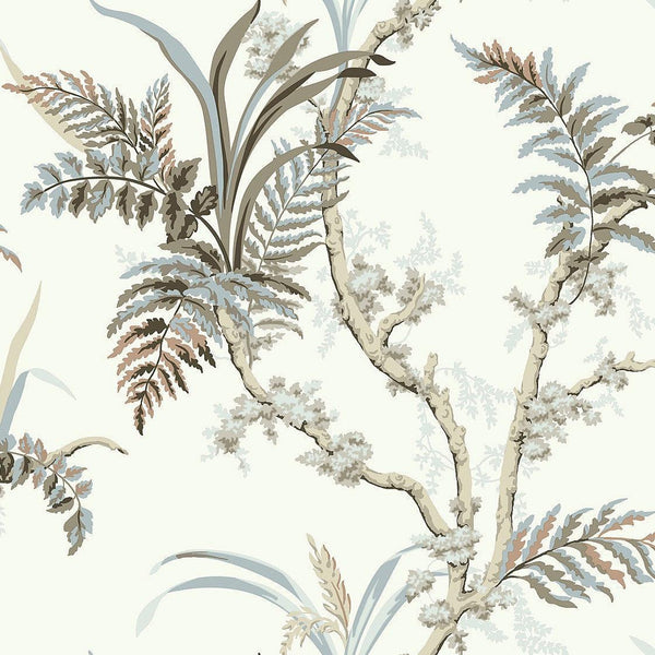 Wallpaper Enchanted Fern Wallpaper // Beige & Grey 