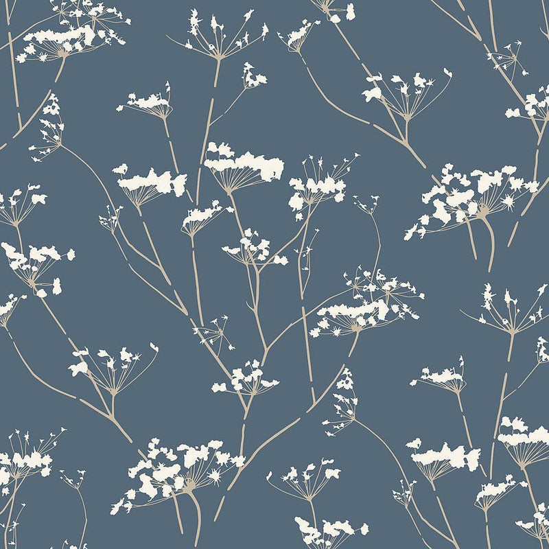 Wallpaper Enchanted Wallpaper Sample // Blue 8 x 10 