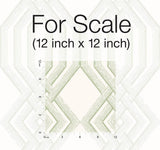 Wallpaper Etched Lattice Wallpaper // Green 