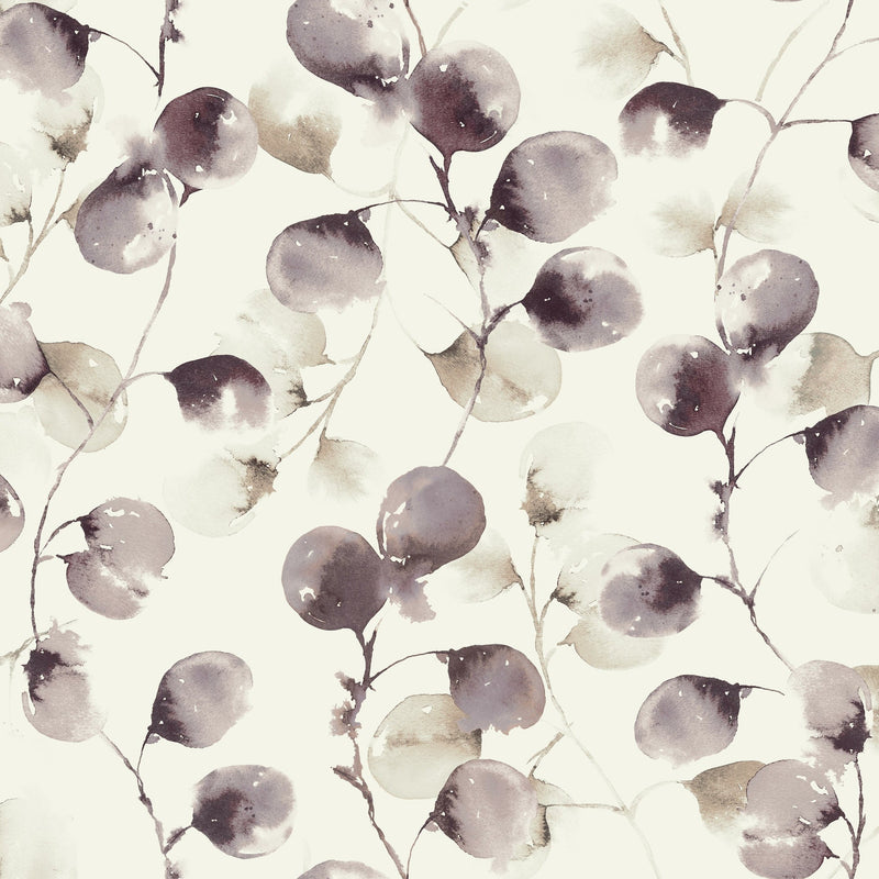 Wallpaper Eucalpytus Trail Wallpaper Sample // Mulberry 8 x 10 
