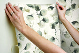 Wallpaper Eucalyptus Trail Wallpaper // Black & Caramel 