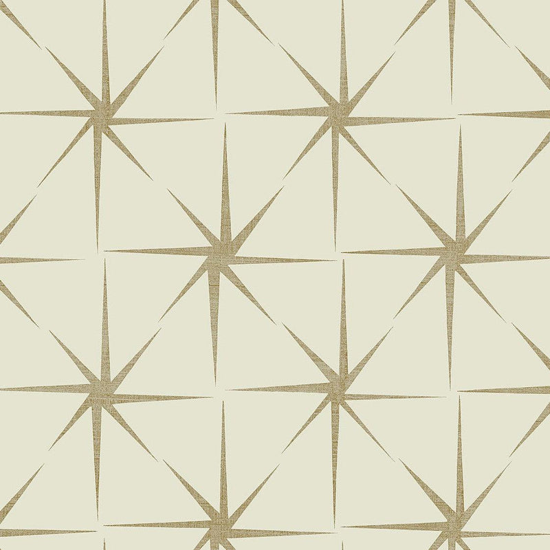 Wallpaper Evening Star Wallpaper Sample // Cream 8 x 10 