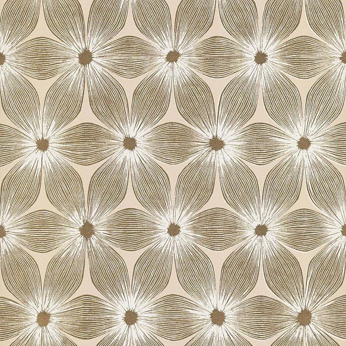 Wallpaper Everlasting Wallpaper Sample // Beige & Gold 8 x 10 