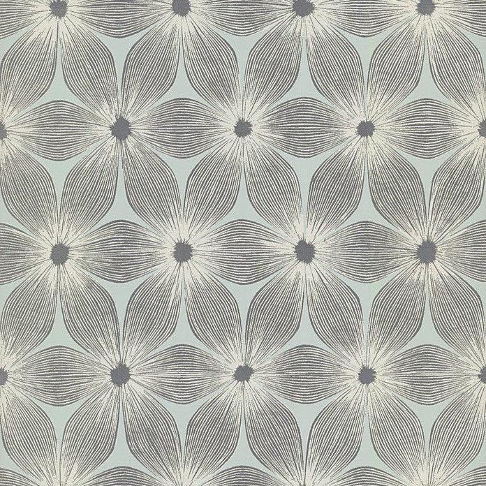 Wallpaper Everlasting Wallpaper Sample // Blue & Silver 8 x 10 