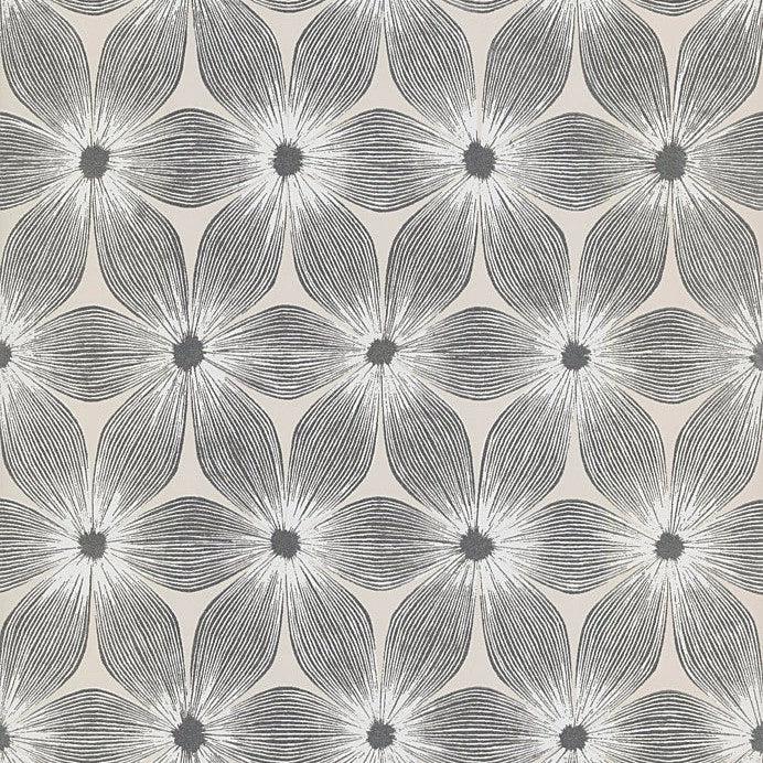 Wallpaper Everlasting Wallpaper Sample // White & Silver 8 x 10 