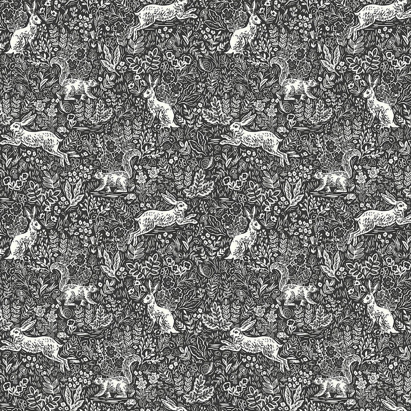 Wallpaper Fable Wallpaper Sample // Black & White 8 x 10 