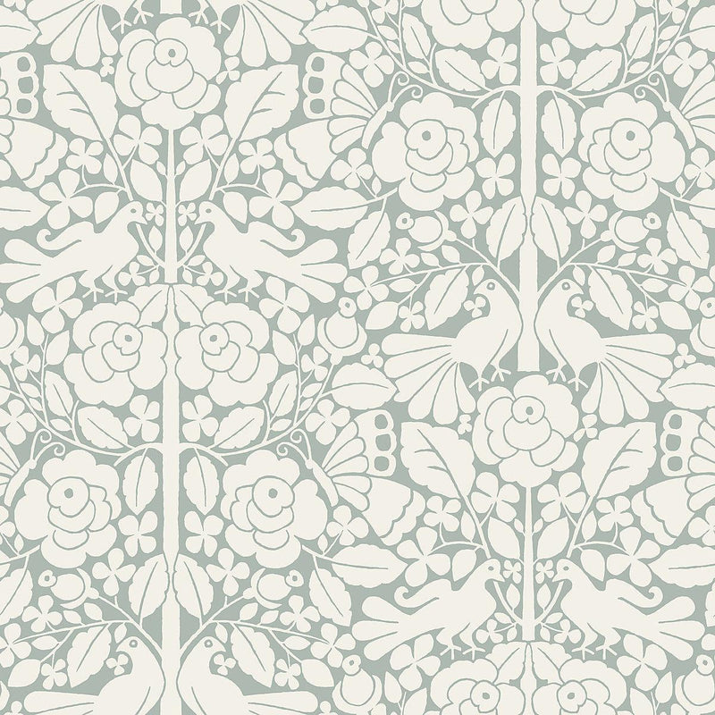 Wallpaper Fairy Tales Wallpaper Sample // Blue 8 x 10 