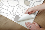 Wallpaper Fauvist Peel & Stick Wallpaper // Neutral 