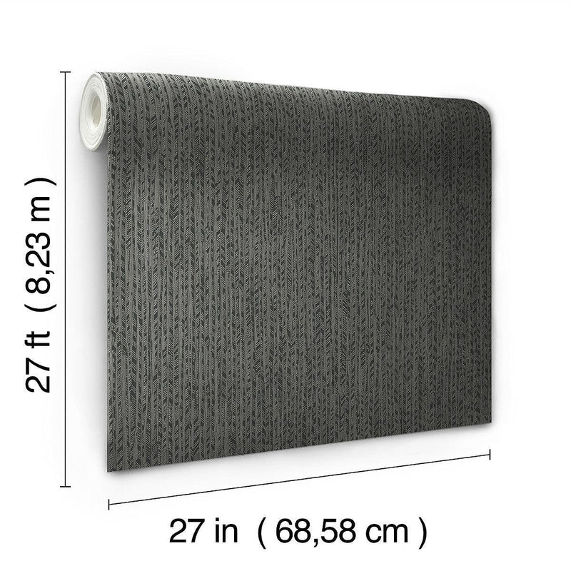 Wallpaper Feather Fletch Wallpaper // Black 