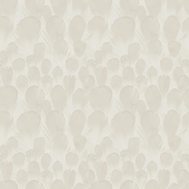 Wallpaper Feathers Wallpaper // Cream 