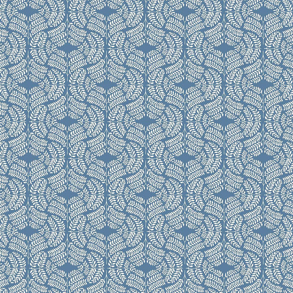 Wallpaper Fern Tile Wallpaper // Blue 