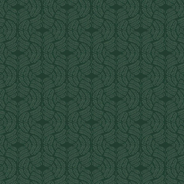 Wallpaper Fern Tile Wallpaper // Dark Green 