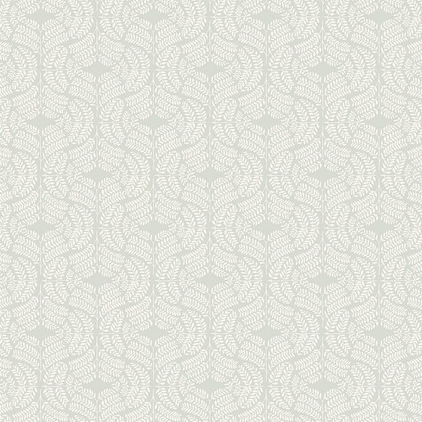 Wallpaper Fern Tile Wallpaper // Light Grey 