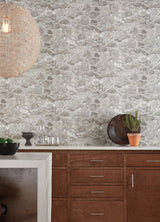 Wallpaper Field Stone Wallpaper // Grey 