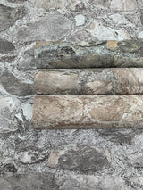 Wallpaper Field Stone Wallpaper // Grey 
