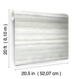 Wallpaper Fleeting Horizon Stripe Peel & Stick Wallpaper // Neutral 
