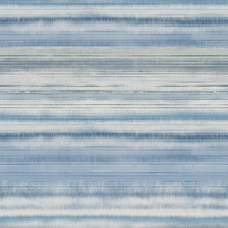 Wallpaper Fleeting Horizon Stripe Wallpaper // Blue 