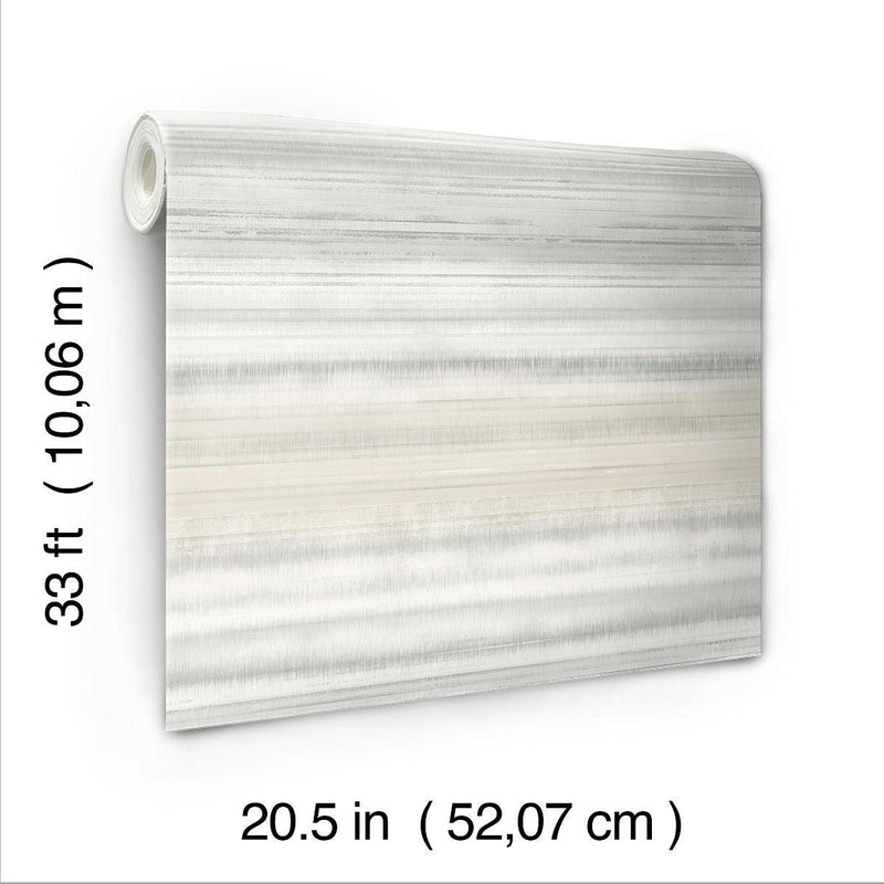 Wallpaper Fleeting Horizon Stripe Wallpaper // Tan 